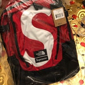 Supreme/ Northface “S” logo expedition back pack.